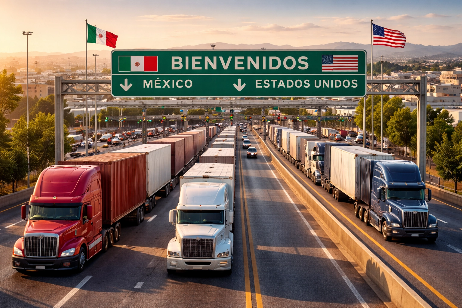 Nearshoring y comercio terrestre entre México y Estados Unidos