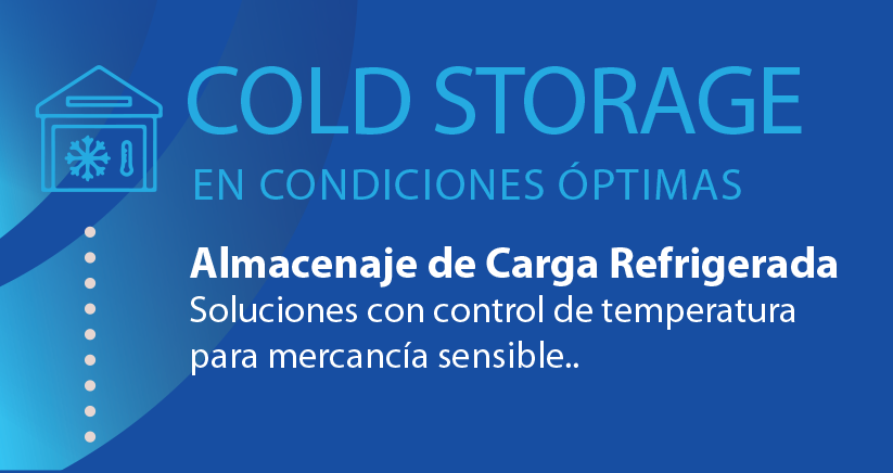 Almacenaje de carga refrigerada de Xpedite